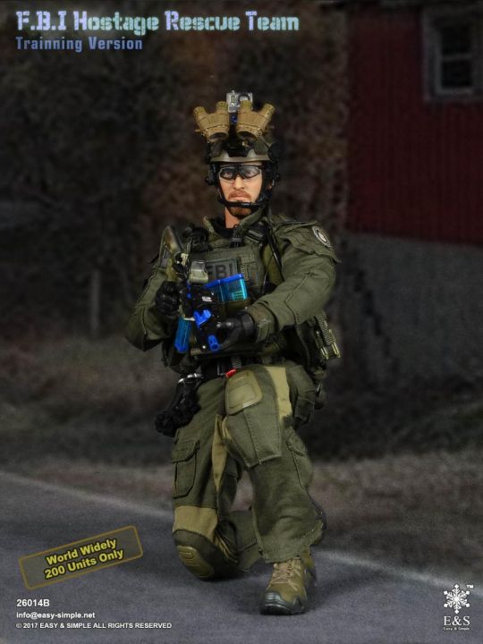Figurka FBI Hostage Rescue Team (Training Version) 1/6 Military Action Figure