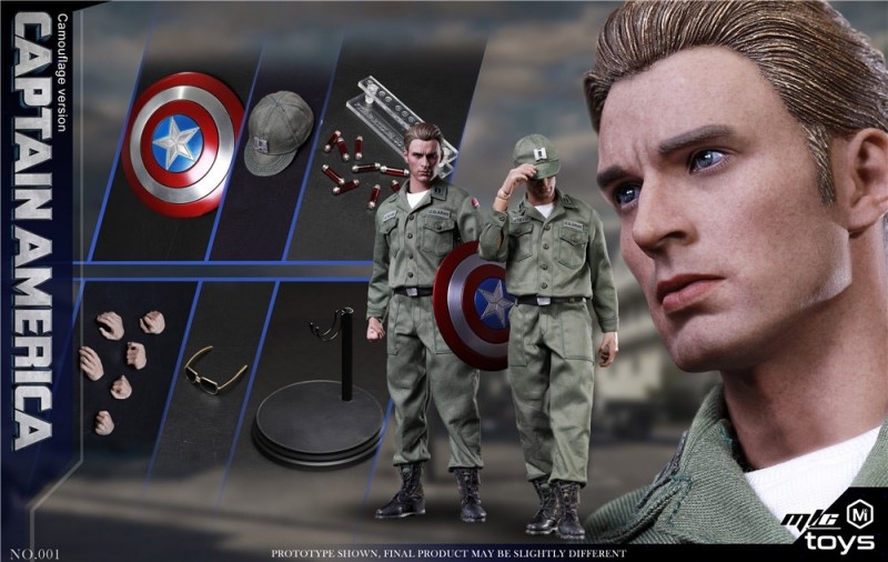 Figurka Captain America (Camouflage Version) 1/6 Action Figure