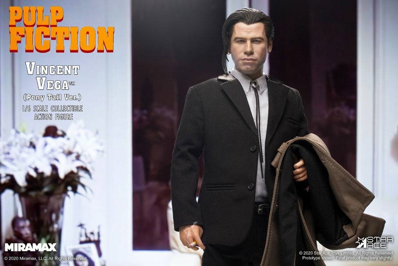 Figurka Vincent Vega 2.0 (Pony Tail) Deluxe Version - Pulp Fiction My Favourite Movie Action Figure 1/6