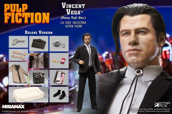 Figurka Vincent Vega 2.0 (Pony Tail) Deluxe Version - Pulp Fiction My Favourite Movie Action Figure 1/6