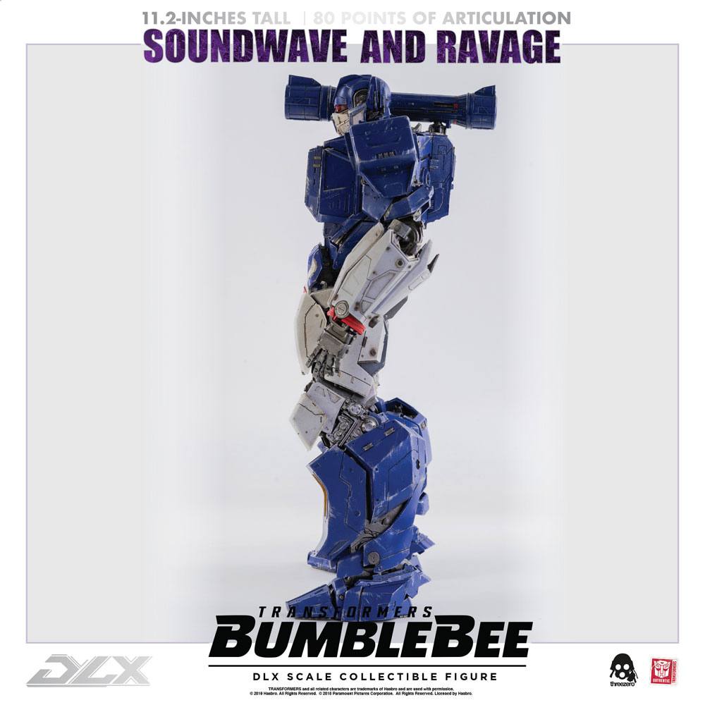 Figurka Soundwave & Ravage - Transformers Bumblebee DLX Action Figure 2-Pack 1/6