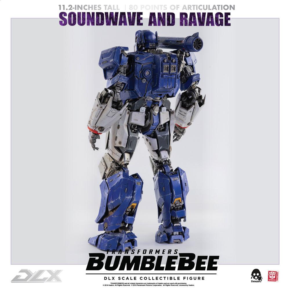 Figurka Soundwave & Ravage - Transformers Bumblebee DLX Action Figure 2-Pack 1/6