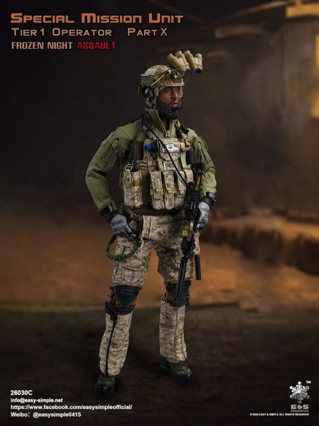 Figurka Frozen Night Assault - Special Mission Unit Tier 1 Operator Part X 1/6 Action Figure