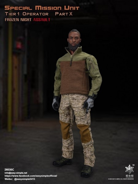 Figurka Frozen Night Assault - Special Mission Unit Tier 1 Operator Part X 1/6 Action Figure