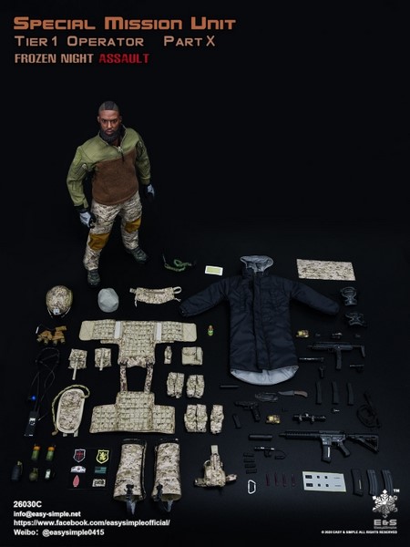 Figurka Frozen Night Assault - Special Mission Unit Tier 1 Operator Part X 1/6 Action Figure