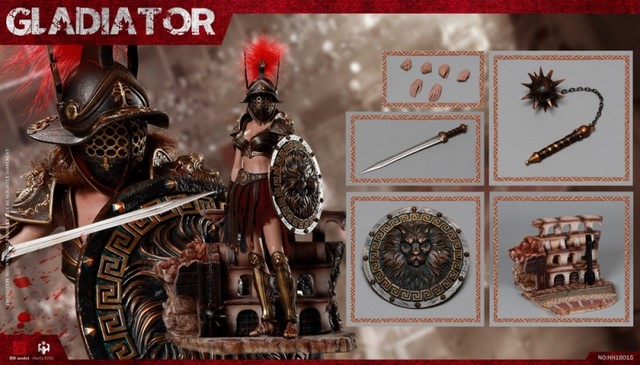 Figurka Imperial Female Warrior Red 1/6 Action Figure