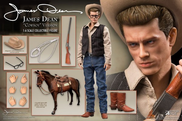 Figurka James Dean Cowboy Deluxe - James Dean Action Figure 1/6