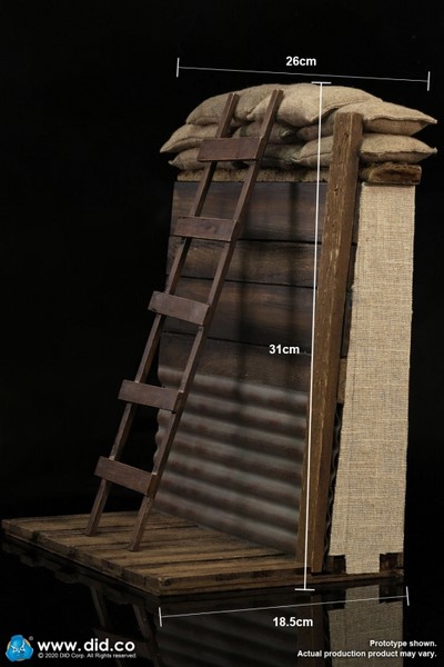 Diorama pro 1/6 figurky Trench Diorama Set