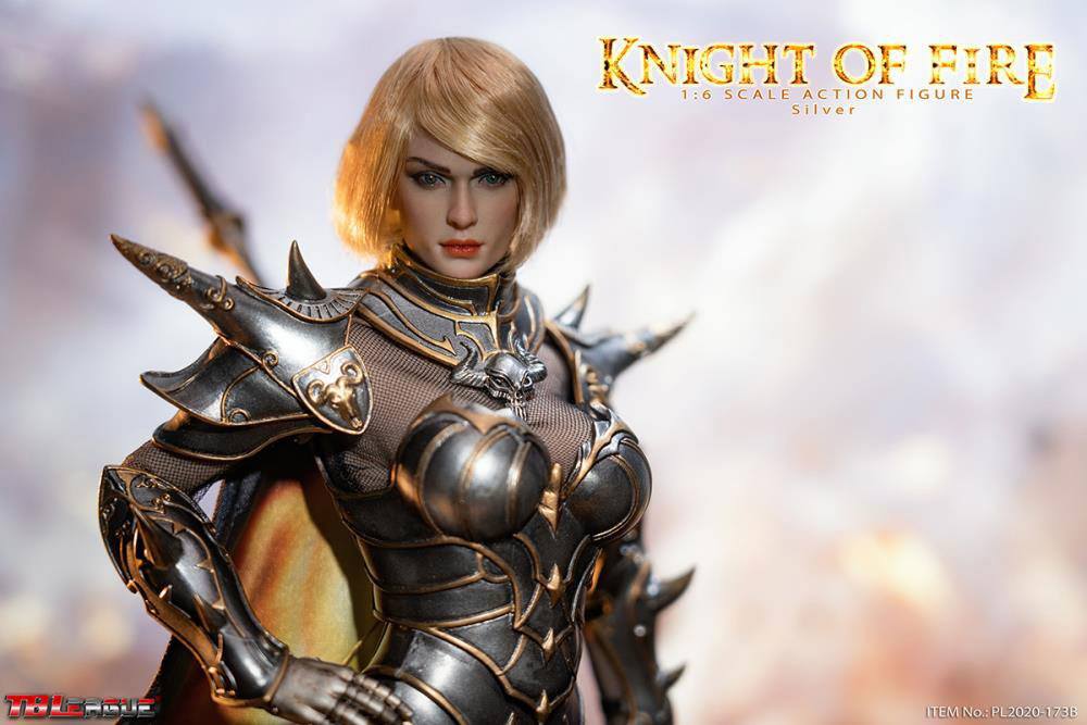 Figurka Knight of Fire Action Figure 1/6 Silver Edition