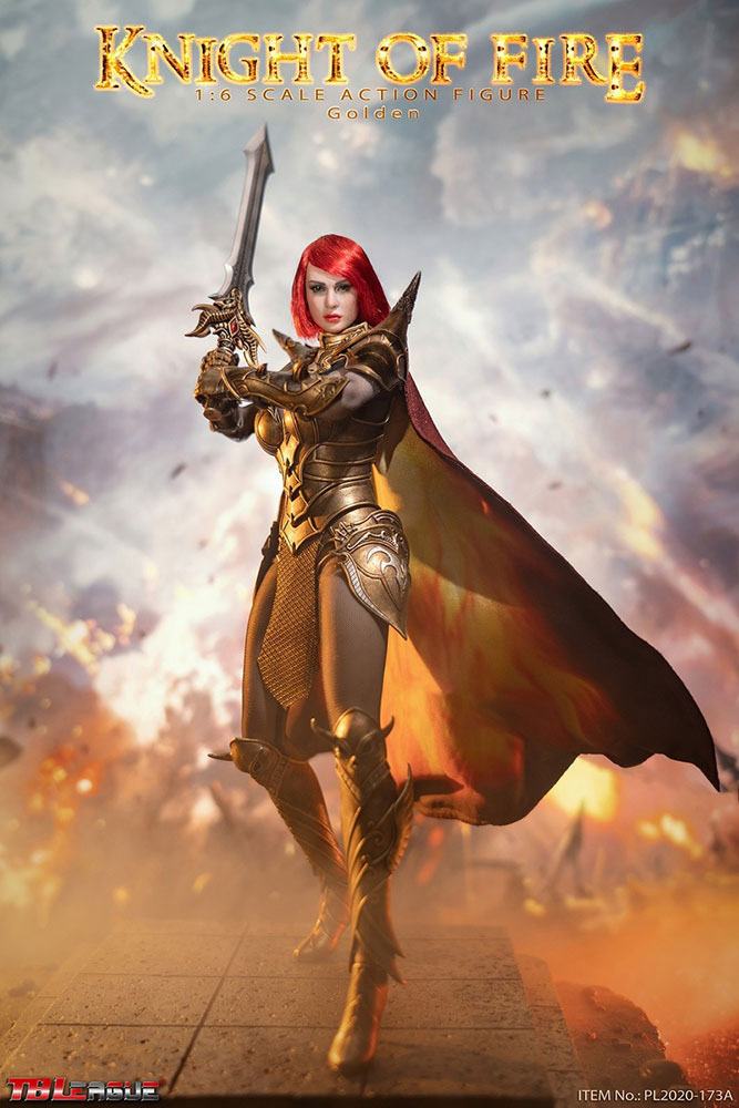 Figurka Knight of Fire Action Figure 1/6 Golden Edition