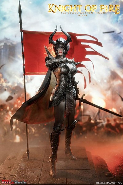 Figurka Knight of Fire Action Figure 1/6 Black Edition