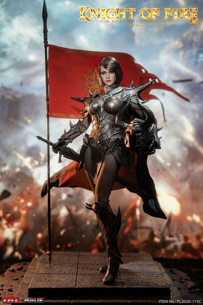 Figurka Knight of Fire Action Figure 1/6 Black Edition