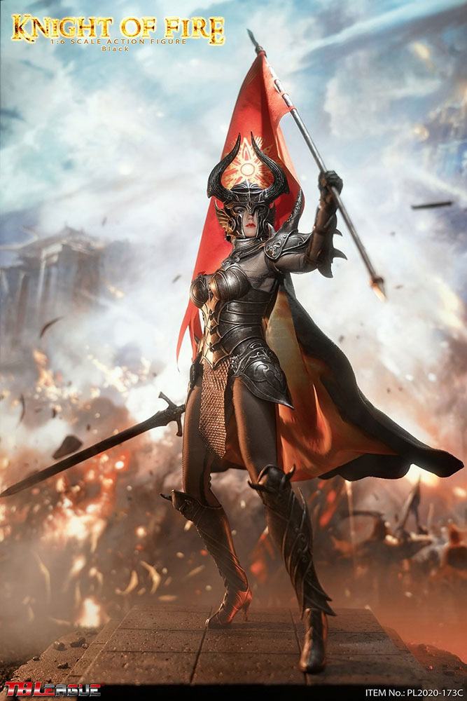 Figurka Knight of Fire Action Figure 1/6 Black Edition