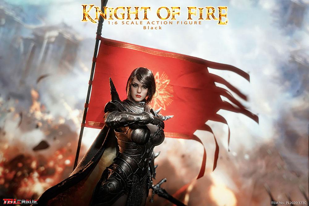 Figurka Knight of Fire Action Figure 1/6 Black Edition