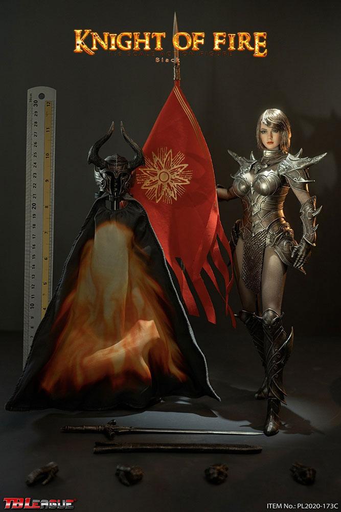 Figurka Knight of Fire Action Figure 1/6 Black Edition