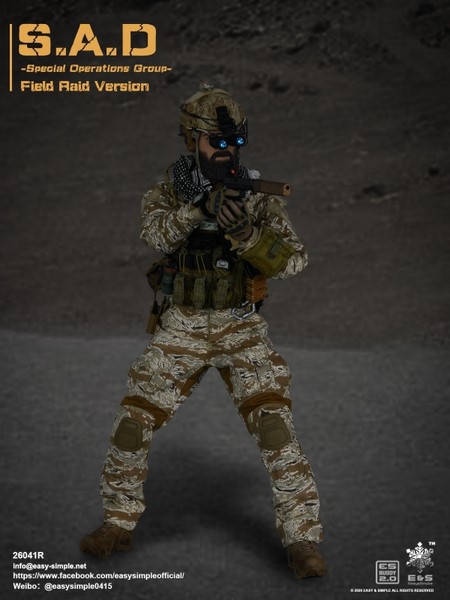 Figurka Field Raid Version - S.A.D Special Operations Group Action Figure 1/6
