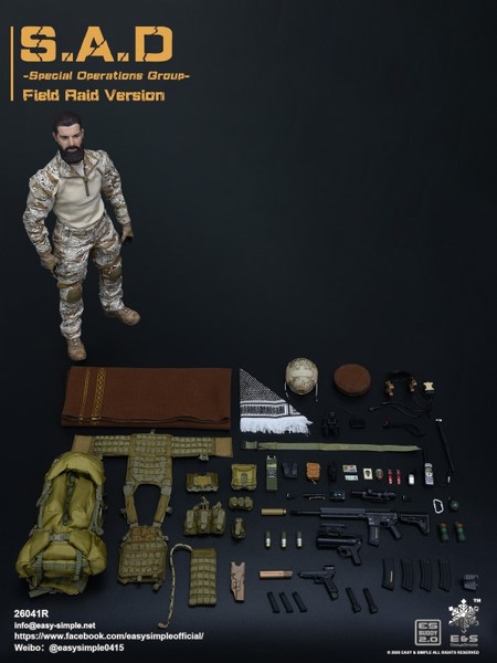 Figurka Field Raid Version - S.A.D Special Operations Group Action Figure 1/6
