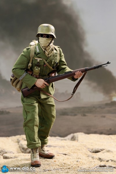 Figurka Burk - WWII German Afrika Korps WH Infantry