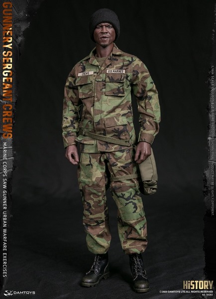 Figurka Gunnery Sergreant Crews - Marine Corps Saw Gunner Urban Warfare Exercices 1/6 Action Figure