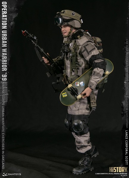 Figurka Lance Corporal Scott - Operation Urban Warrior '99 : Marine Corps Urban Warfare Exercises In Oakland 1/6 Action Figure