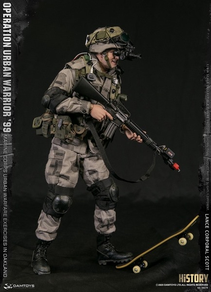 Figurka Lance Corporal Scott - Operation Urban Warrior '99 : Marine Corps Urban Warfare Exercises In Oakland 1/6 Action Figure