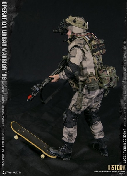 Figurka Lance Corporal Scott - Operation Urban Warrior '99 : Marine Corps Urban Warfare Exercises In Oakland 1/6 Action Figure
