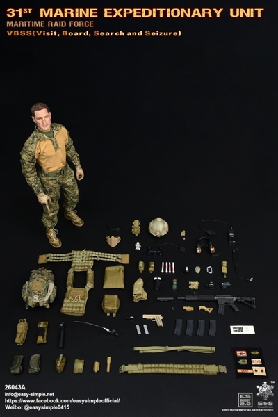 Figurka Maritime Raid Force VBSS - 31th Marine Expeditionary Unit 1/6 Action Figure