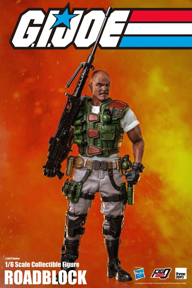Figurka Roadblock - G.I. Joe FigZero Action Figure 1/6
