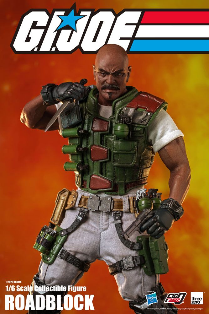 Figurka Roadblock - G.I. Joe FigZero Action Figure 1/6