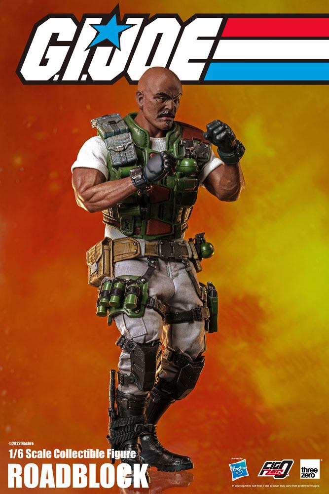 Figurka Roadblock - G.I. Joe FigZero Action Figure 1/6