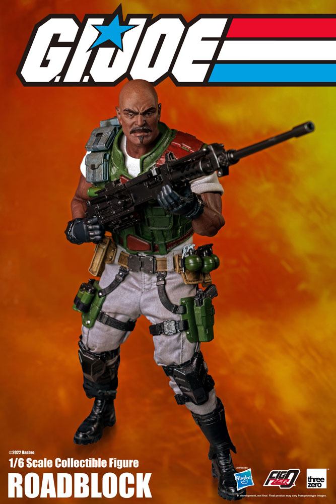 Figurka Roadblock - G.I. Joe FigZero Action Figure 1/6