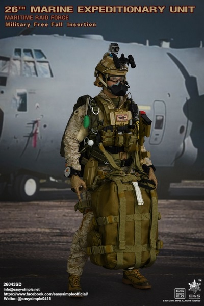 Figurka Maritime Raid Force Military Free Fall Insertion - 26th Marine Expeditionary Unit 1/6 Action Figure
