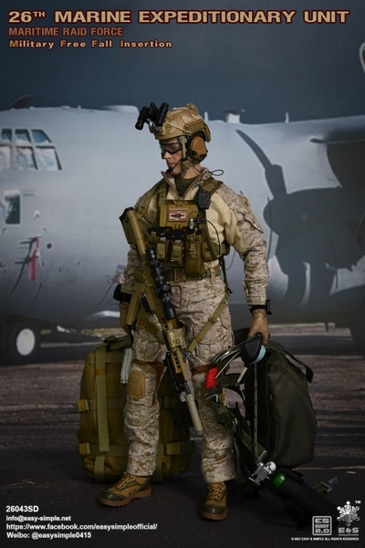 Figurka Maritime Raid Force Military Free Fall Insertion - 26th Marine Expeditionary Unit 1/6 Action Figure