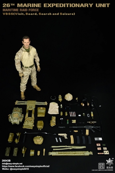 Figurka Maritime Raid Force VBSS - 26th Marine Expeditionary Unit 1/6 Action Figure