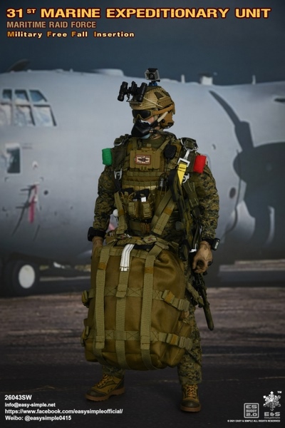 Figurka Maritime Raid Force Military Free Fall Insertion - 31st Marine Expeditionary Unit 1/6 Action Figure