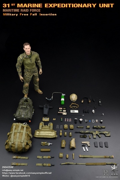 Figurka Maritime Raid Force Military Free Fall Insertion - 31st Marine Expeditionary Unit 1/6 Action Figure