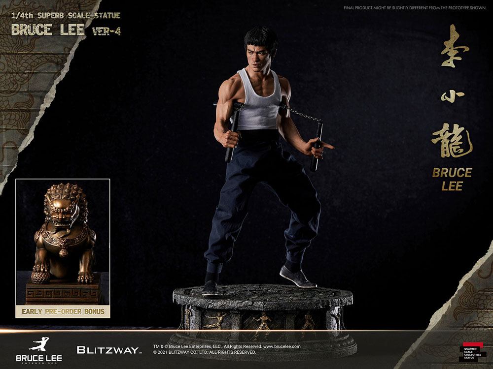 Soška Bruce Lee Tribute Ver. 4 - Bruce Lee Hybrid Type Superb Statue 1/4 
