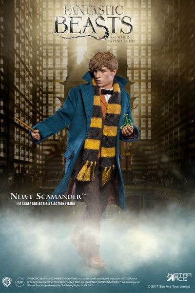 Figurka Newt Scamander Grey Coat Ver. - Fantastic Beasts My Favourite Movie Action Figure 1/6