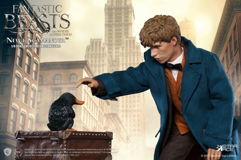 Figurka Newt Scamander Grey Coat Ver. - Fantastic Beasts My Favourite Movie Action Figure 1/6