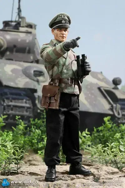 Figurka Jager - WWII German Panzer Commander Figure 1/6
