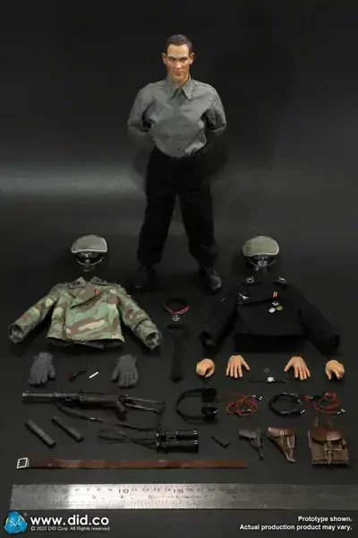 Figurka Jager - WWII German Panzer Commander Figure 1/6
