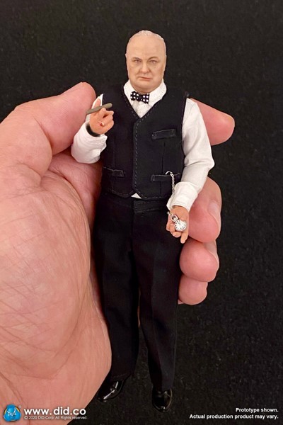 Figurka Winston Churchill - British Prime Minister 1/12 Palm Hero Series 