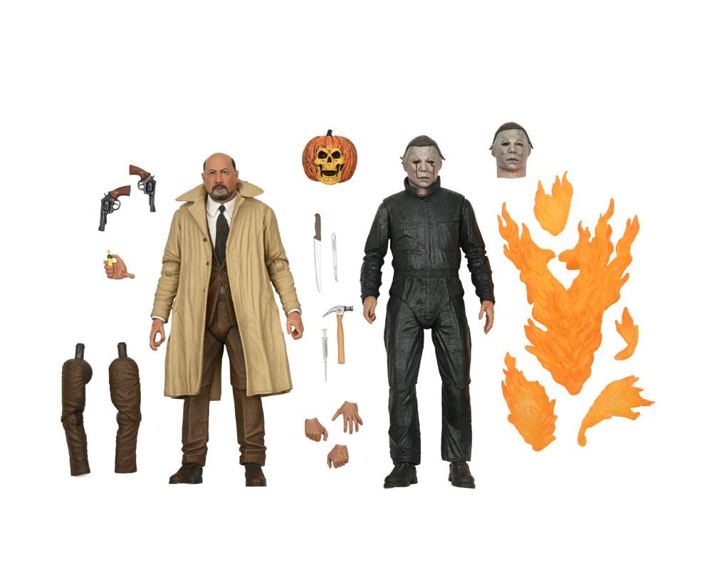 Figurky Michael Myers & Dr Loomis - Halloween II Ultimate Action Figure 2-Pack