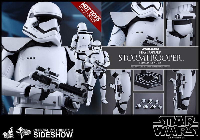 Figurka First Order Stormtrooper Squad Leader - Star Wars Episode VII Figure 1/6