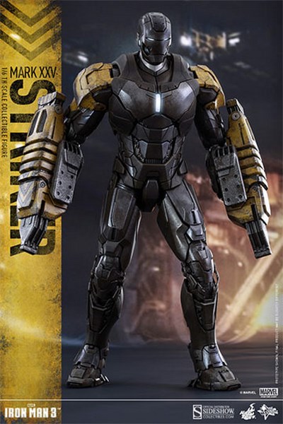 Figurka Iron Man Mark XXV Striker - Iron Man 3 Movie Masterpiece Figure 1/6