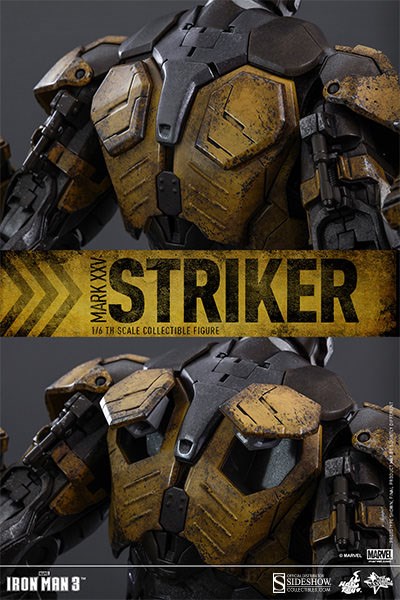 Figurka Iron Man Mark XXV Striker - Iron Man 3 Movie Masterpiece Figure 1/6