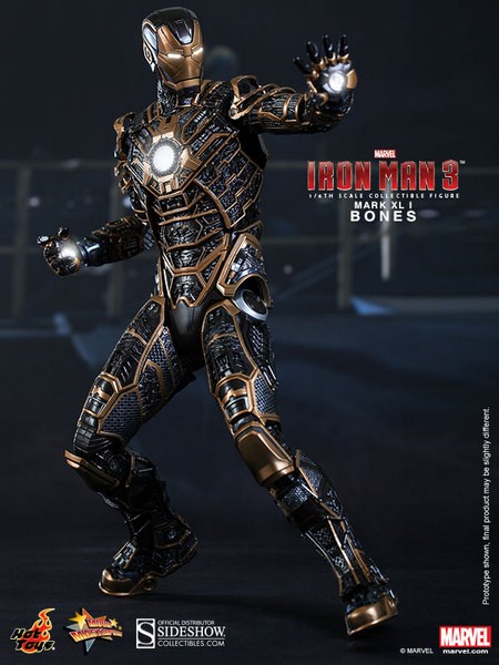 Figurka Iron Man Mark XLI Bones - Iron Man 3 Movie Action Figure 1/6 - Hot Toys