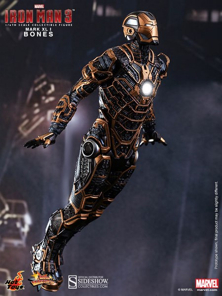 Figurka Iron Man Mark XLI Bones - Iron Man 3 Movie Action Figure 1/6 - Hot Toys