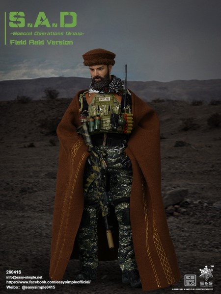 Figurka Field Raid Version (Woodland Exclusive) - S.A.D Special Operations Group Action Figure 1/6