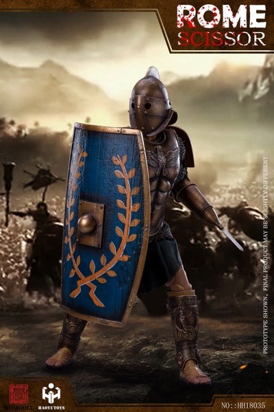Figurka Rome Scissor (Gold Edition) - Hunting Ground Fighter 1/6 Action Figure
